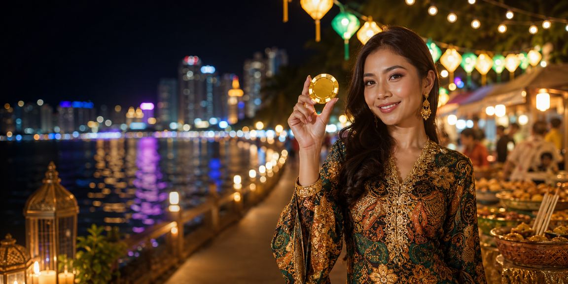 Pemain VIP menikmati pengalaman pertaruhan langsung premium di Pulau Pinang dengan batik